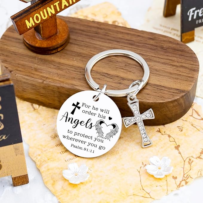 Bible Verse Keychain Christian Keychain