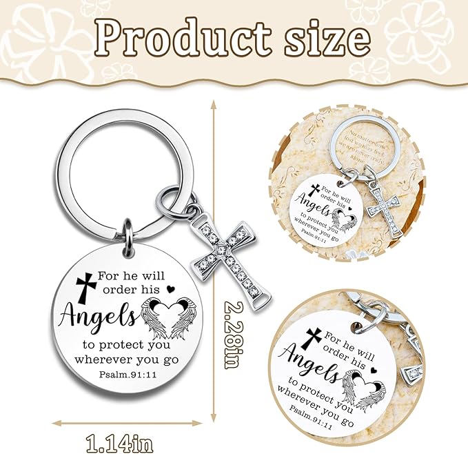 Bible Verse Keychain Christian Keychain